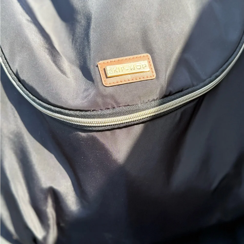 Skip Hop Black Backpack with Sleek Design and Durable Material